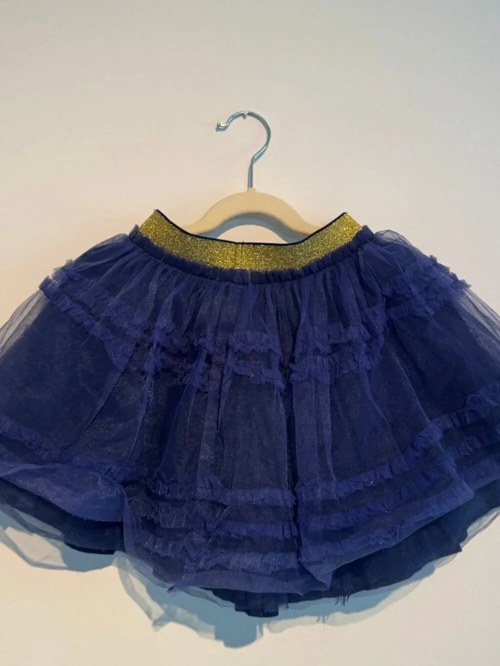Mini Boden Navy Tulle Skirt 3-4Y